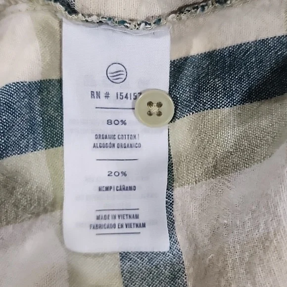 Men green XL casual/dress shirt - Picture 8 of 9